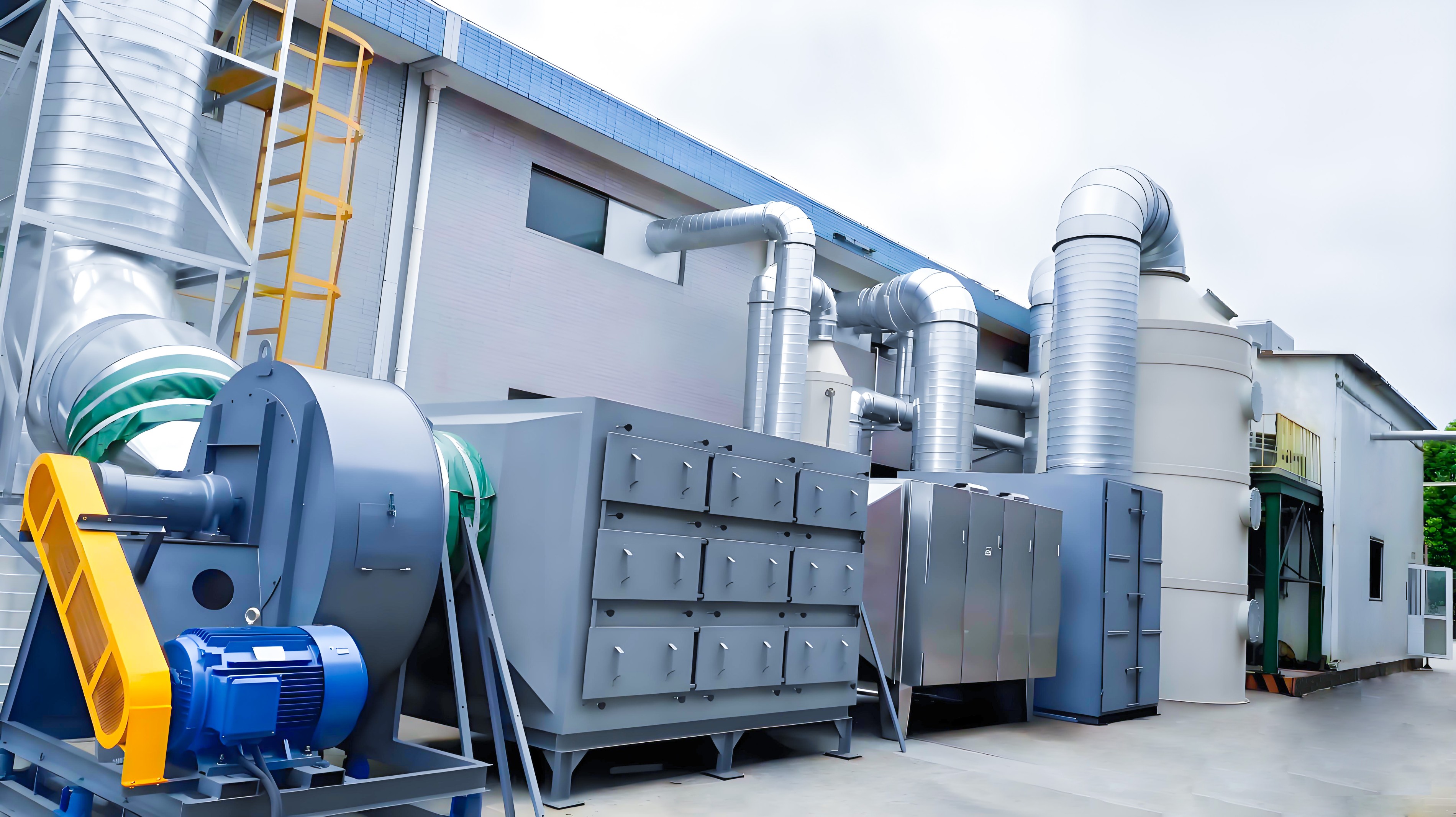 喷淋+除雾过滤系统